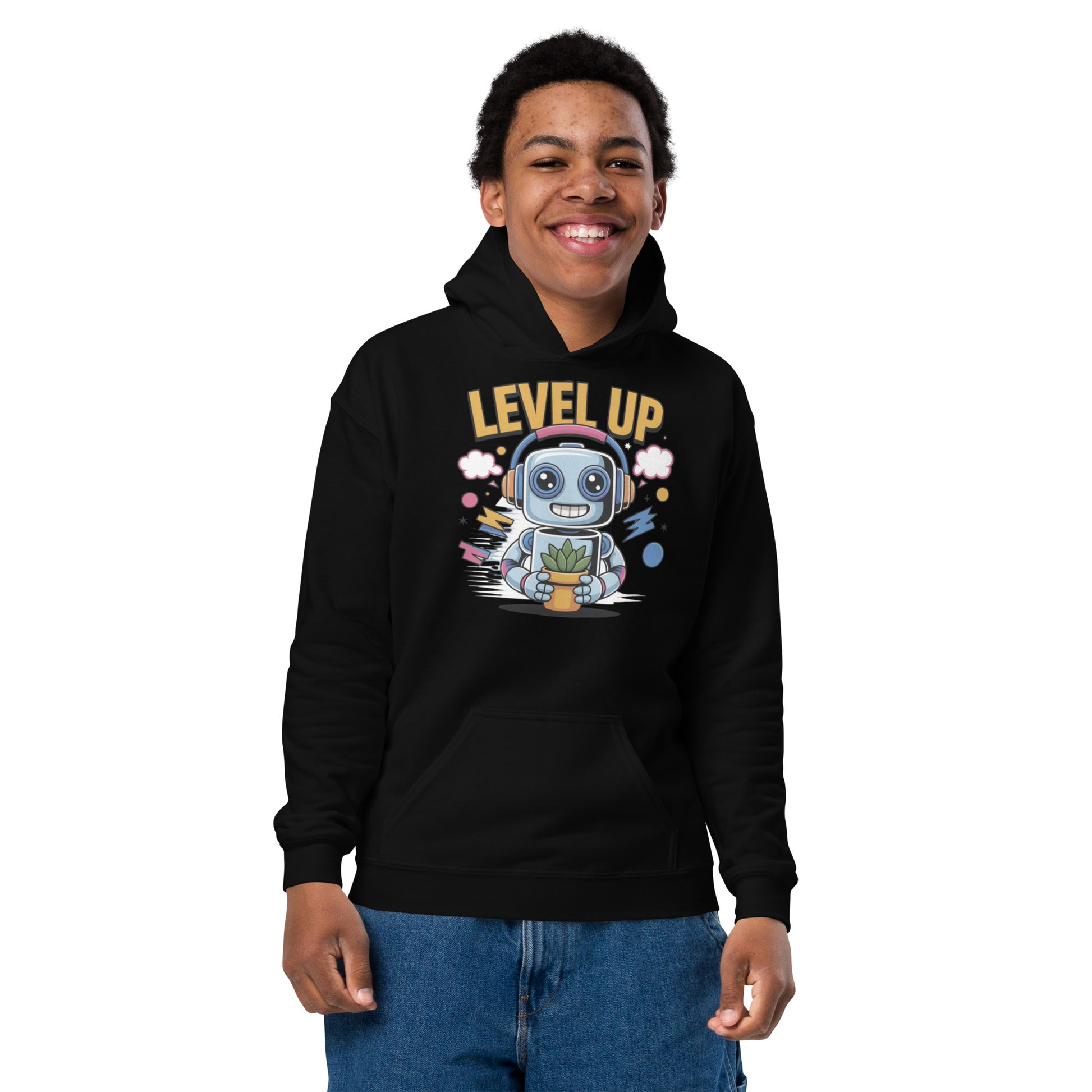 Youth heavy blend hoodie image 7