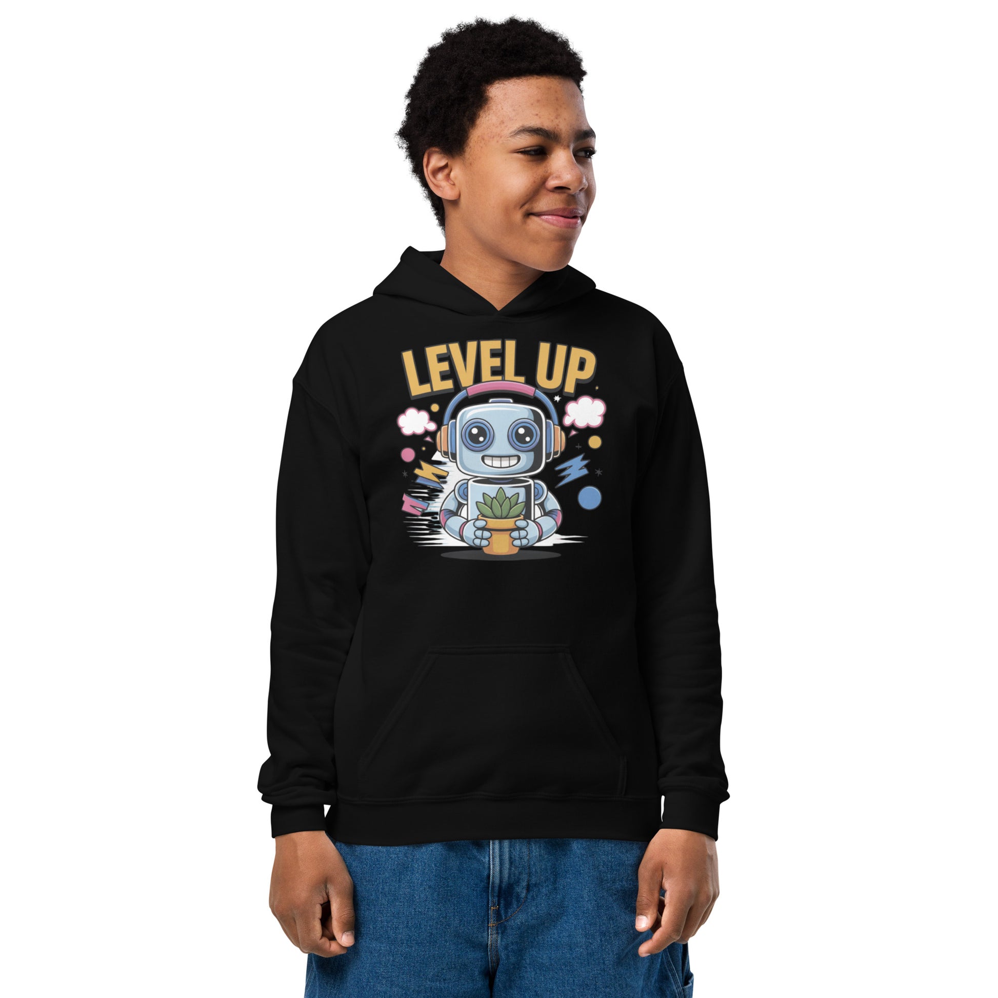 Youth heavy blend hoodie image 2