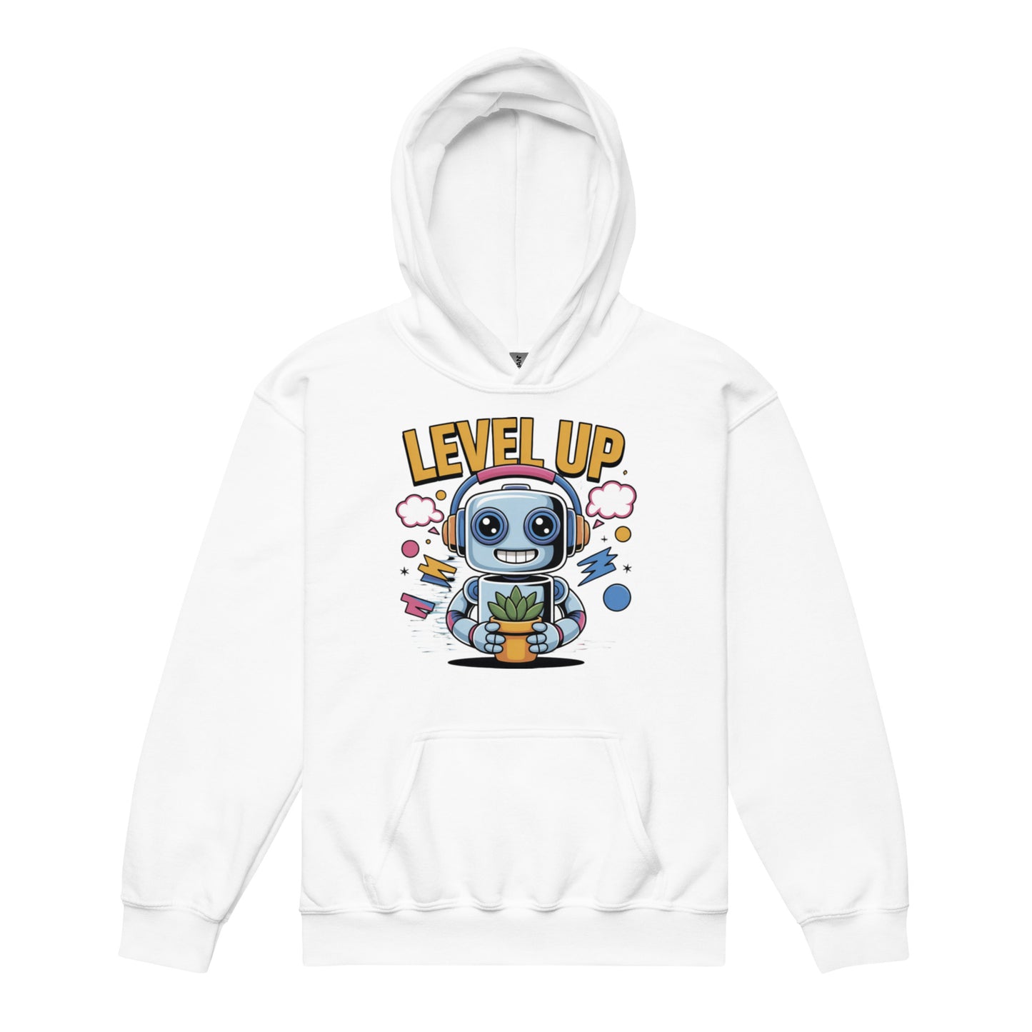 Youth heavy blend hoodie image 1