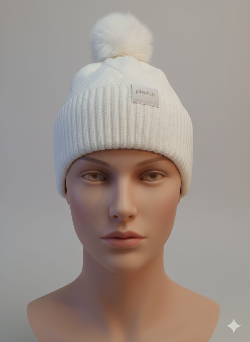 Womens Pom Pom Beanie